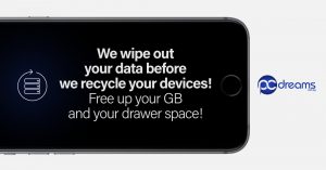 We wipe out your data before we recycle your device